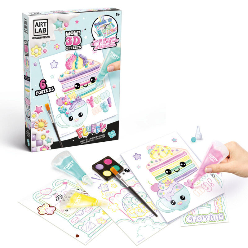 Art Lab Fluffy Paint Kit