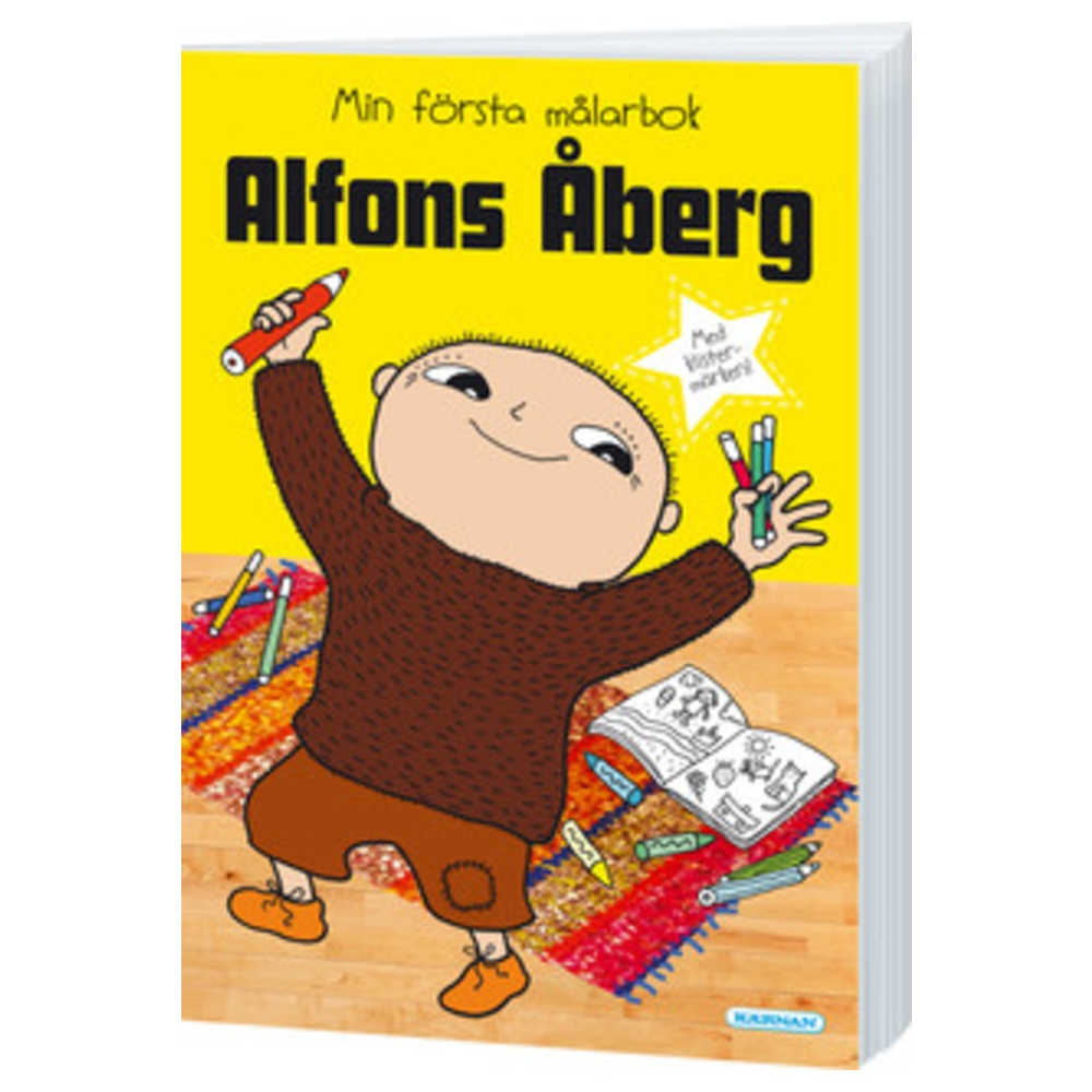 Alfons Åberg Värityskirja Ensimmäinen Tarrat mukana