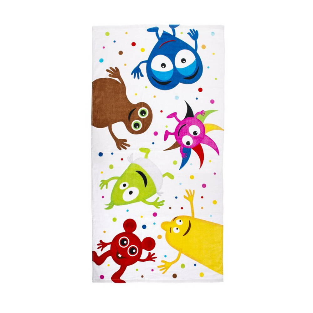 Teddykompaniet - Babblarna- Kylpypyyhe, Pilkut