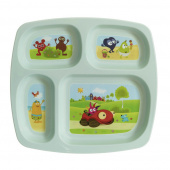 Teddykompaniet - Babblarna- 4-osainen lautanen Teddykompaniet - Babblarna- 4-osainen lautanen