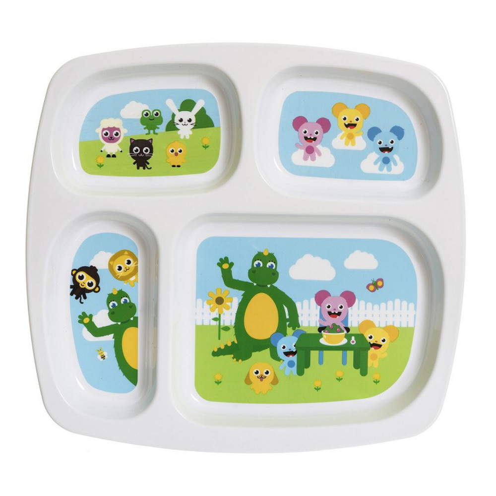 Teddykompaniet - Bolibompa- 4-osainen lautanen