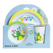 Teddykompaniet - Bolibompa- Ruokailusetti, 3 osaa Teddykompaniet - Bolibompa- Ruokailusetti, 3 osaa