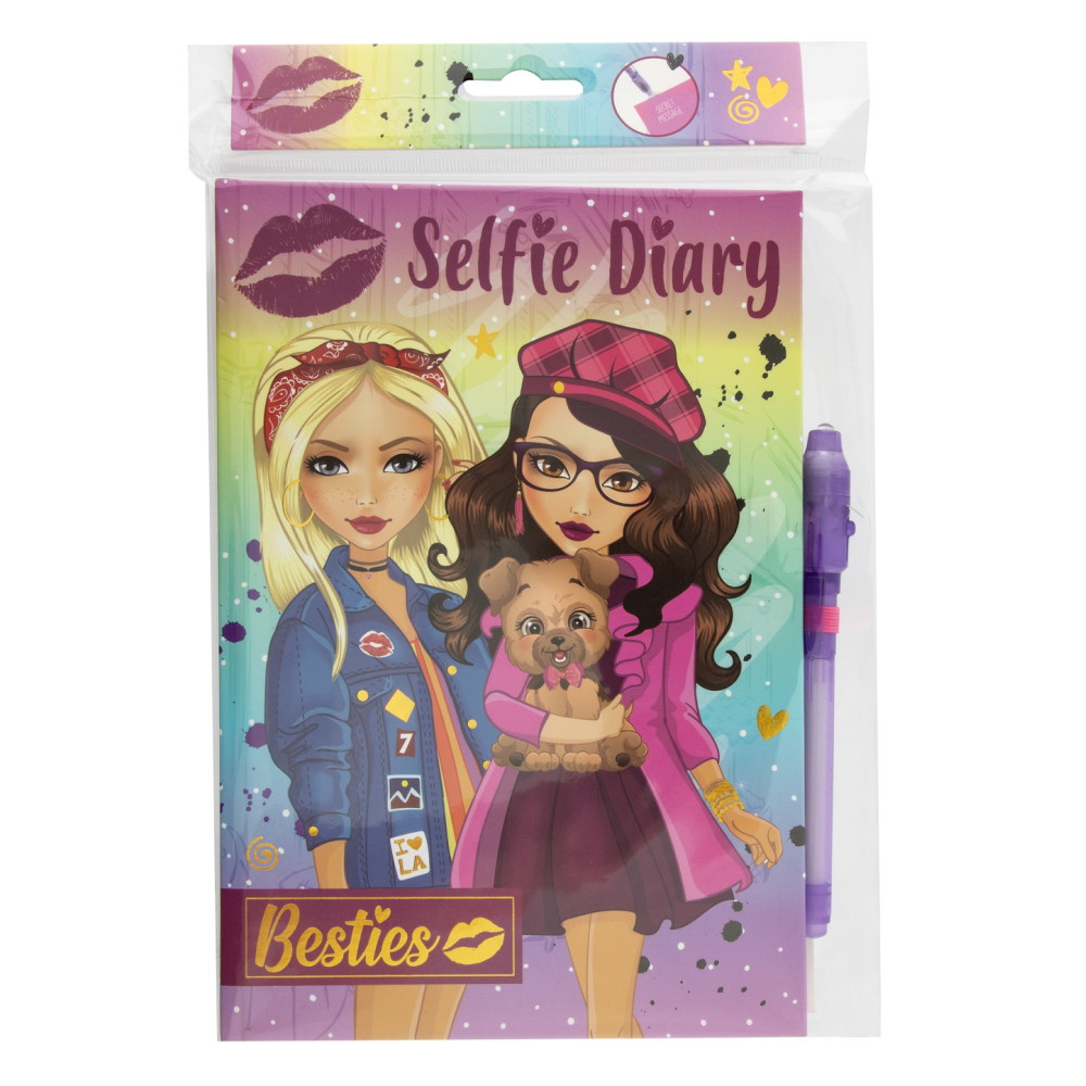 Besties Selfie Diary With Magic Pen