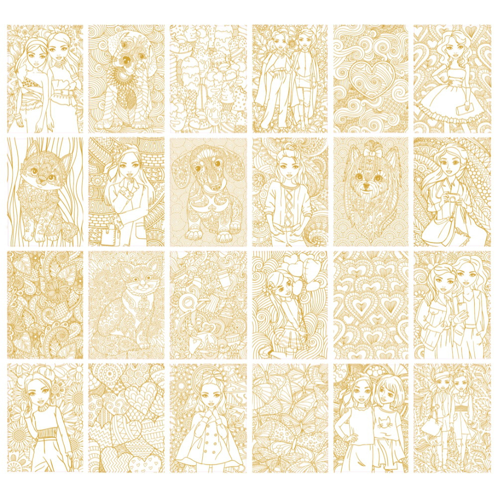 Besties Luxury Colouring Book