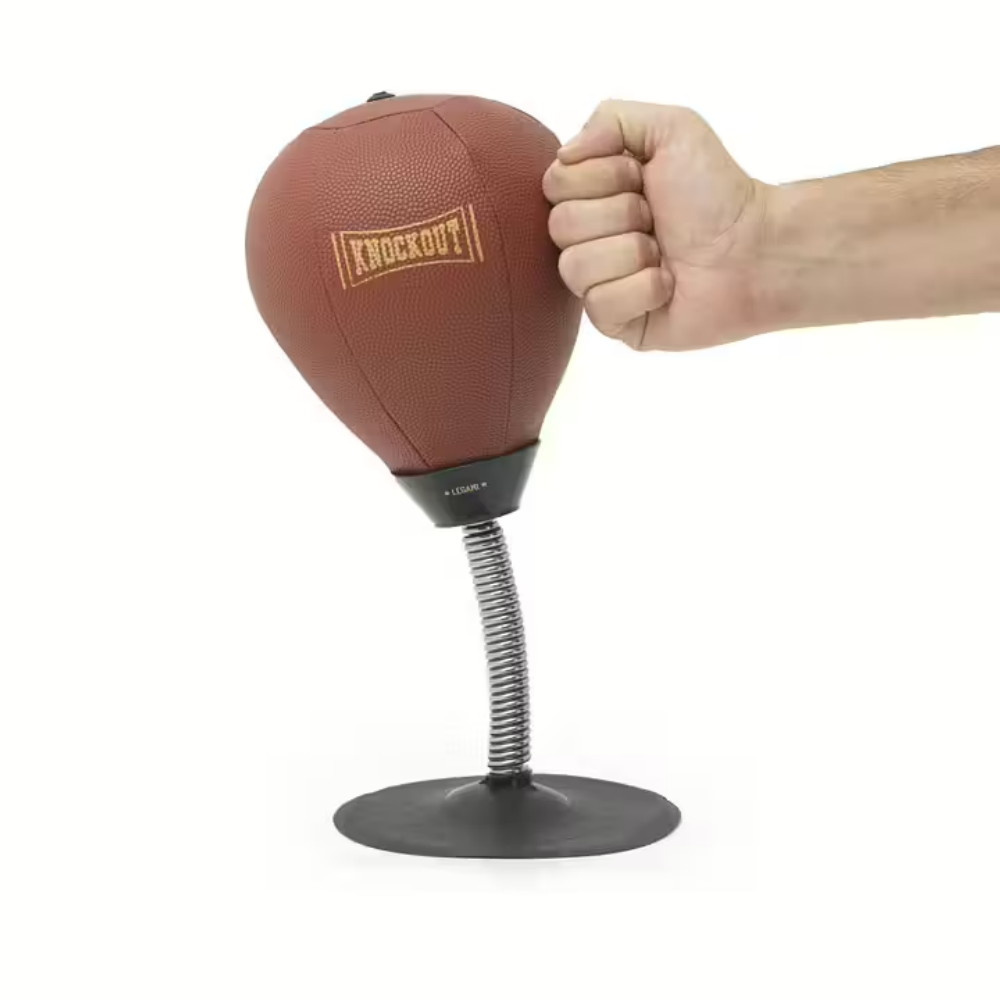 Knockout, small box ball with suction cup