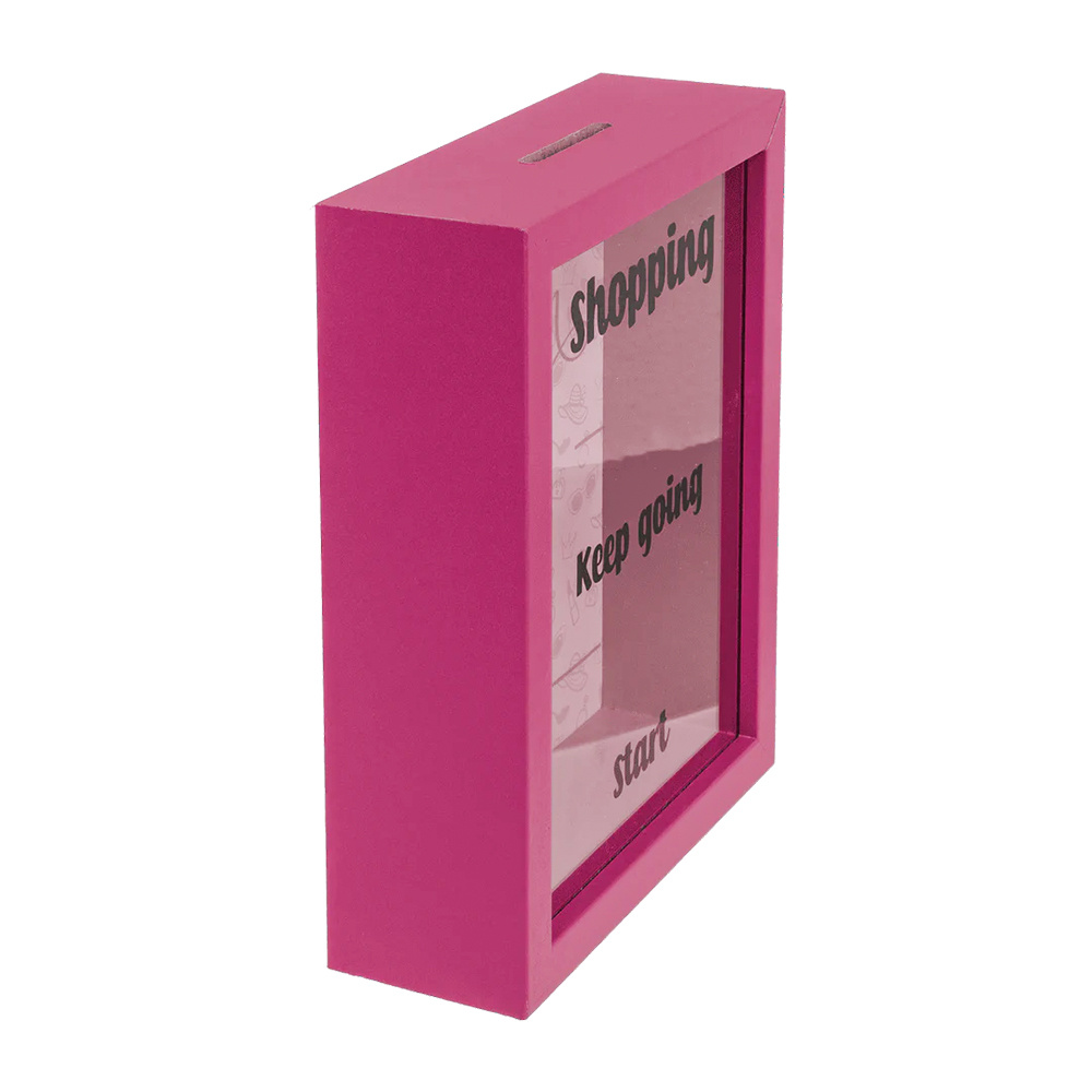 Shopping Queen Wooden Saving Box