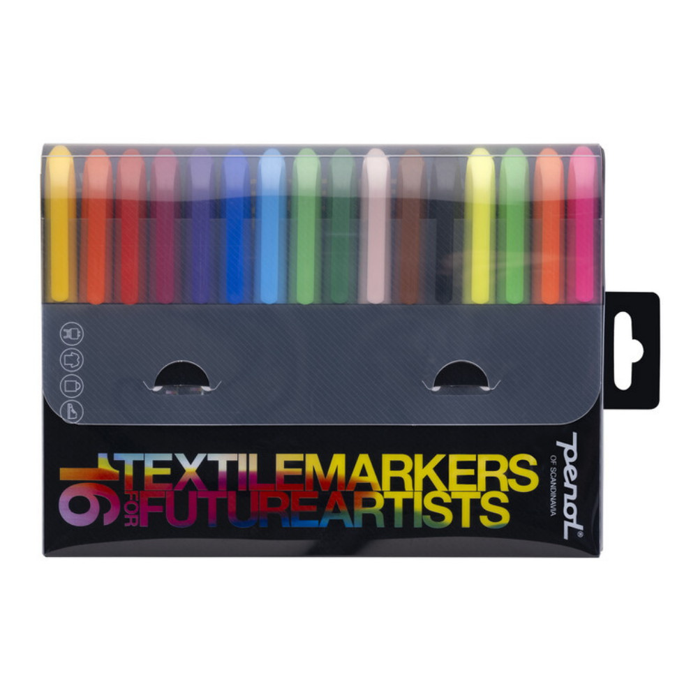 Penol For Future Artists: 16 Textile Markers
