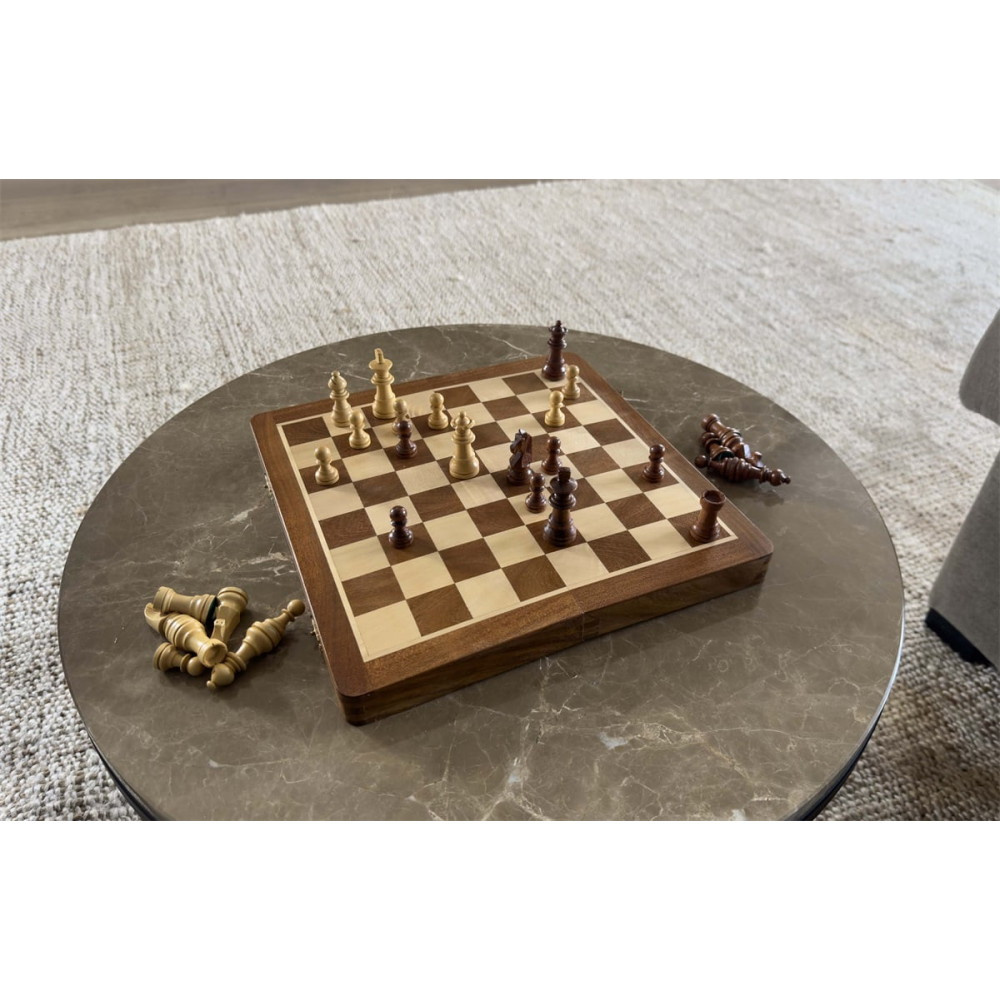 Longfield Chess Set Ash Wood (35mm)