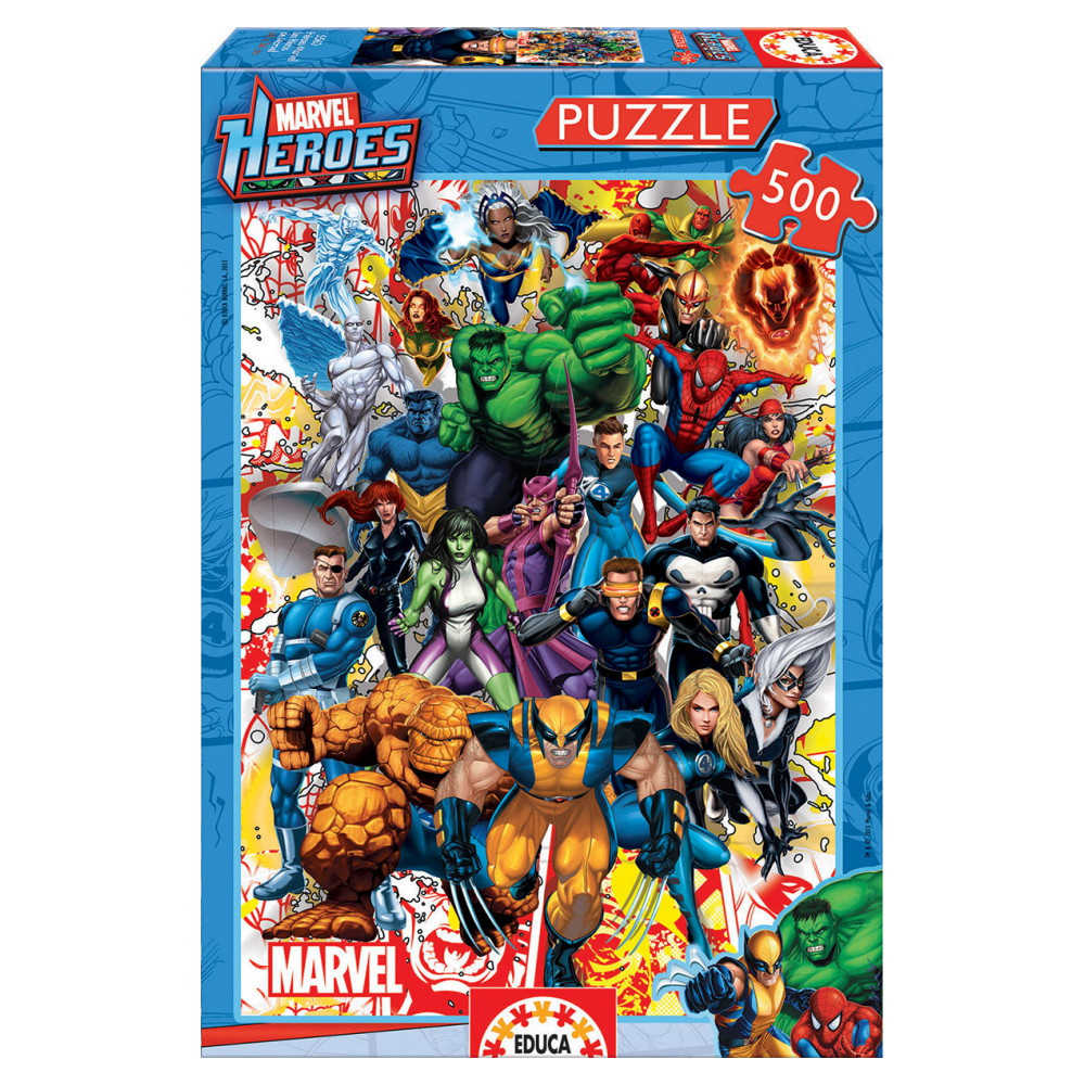 Educa: Marvel Heroes 500 Palaa