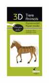 3D paper puzzle, Horse (haflinger)