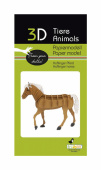 3D paperipalapeli, Hevonen (haflinger) 3D paperipalapeli, Hevonen (haflinger)
