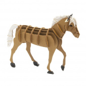 3D paperipalapeli, Hevonen (haflinger) 3D paperipalapeli, Hevonen (haflinger)