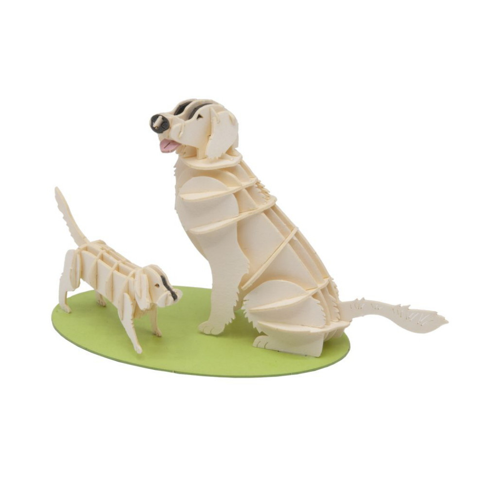 3D paperipalapeli, Kultainen noutaja koirat