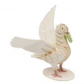 3D paperipalapeli, Valkoinen Kyyhky 3D paperipalapeli, Valkoinen Kyyhky