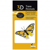 3D-paperipalapeli, Värikäs Perhonen 3D-paperipalapeli, Värikäs Perhonen