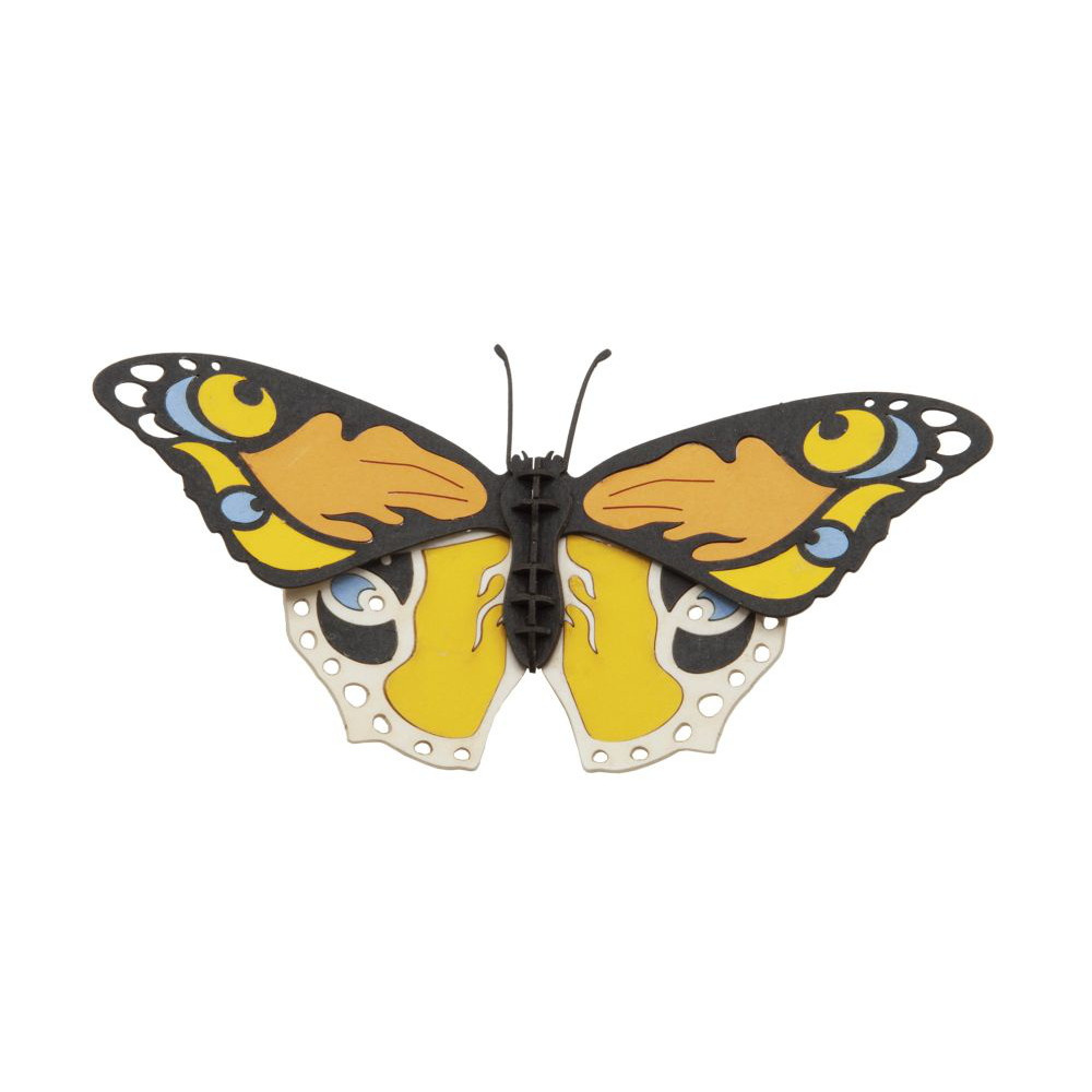 3D-paperipalapeli, Värikäs Perhonen