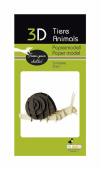 3D paper puzzle, Snail 3D paper puzzle, Snail