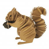 3D paper puzzle, Squirrel 3D paper puzzle, Squirrel