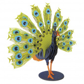 3D paper puzzle, Peacock 3D paper puzzle, Peacock