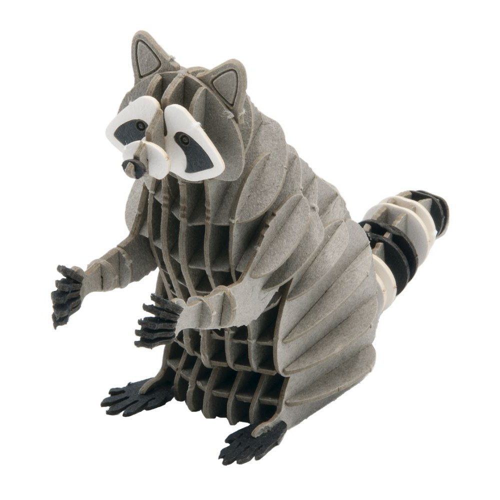 3D paper puzzle, Raccoon