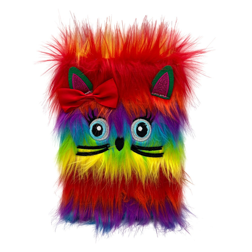 Muistikirja Fluffy Rainbow Cat