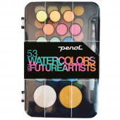 Penol Future Artists Watercolor Paint 53 Colors Penol Future Artists Watercolor Paint 53 Colors
