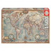 Educa: Political Map of the World 1500 Palaa