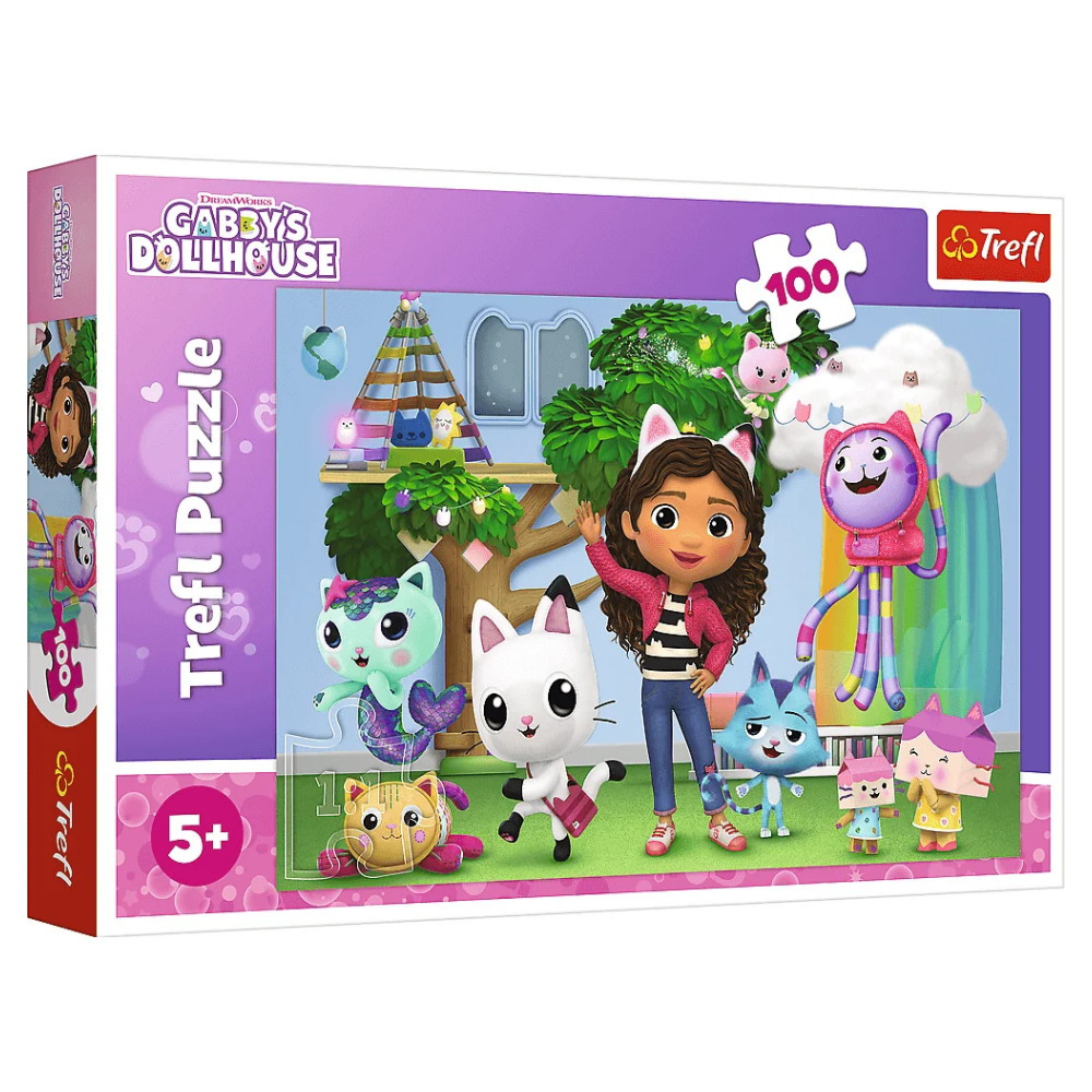 Trefl Gabby's Dollhouse 100 Palaa