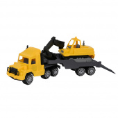 Plasto Lavettirekka ja telaketjukaivuri Plasto Lavettirekka ja telaketjukaivuri