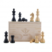 Longfield Chess Set  Black Maple 50 mm Longfield Chess Set  Black Maple 50 mm