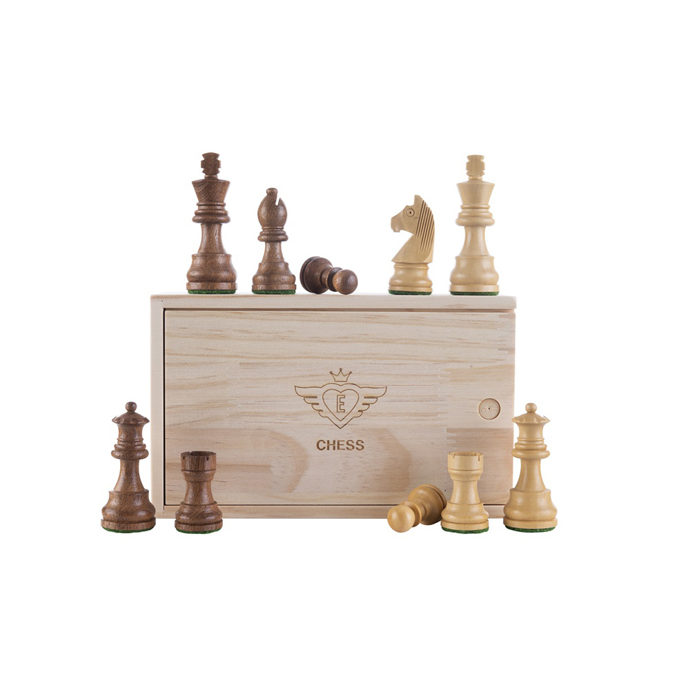 Longfield Chess Set Walnut 50 mm