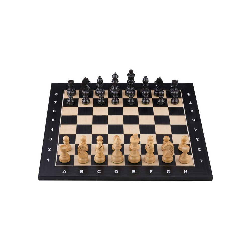 Longfield Chess Set Black Maple NL 40 mm