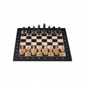Longfield Chess Set Black Maple NL 40 mm Longfield Chess Set Black Maple NL 40 mm
