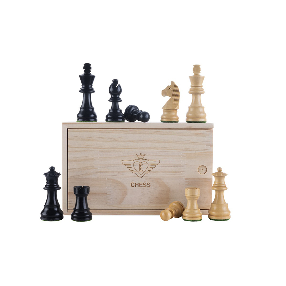 Longfield Chess Set Black Maple NL 40 mm