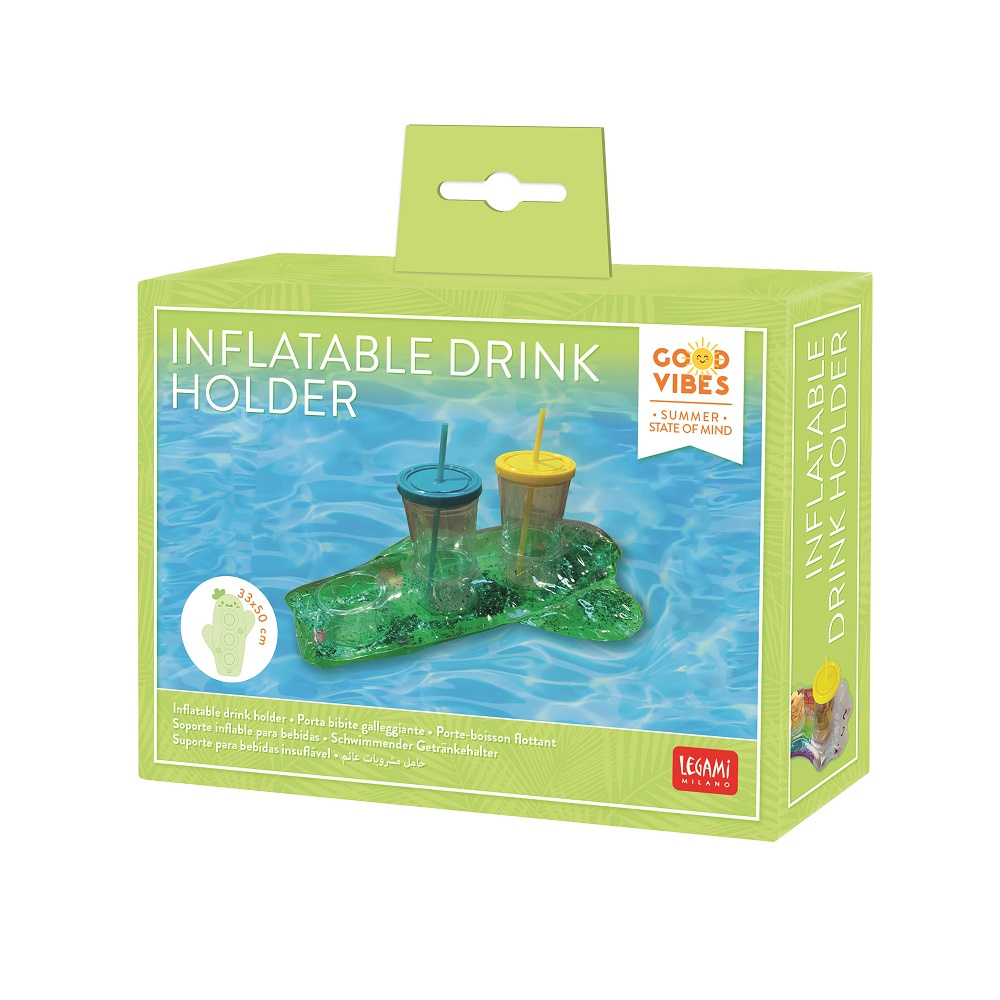 Inflatable drink holder - Cactus