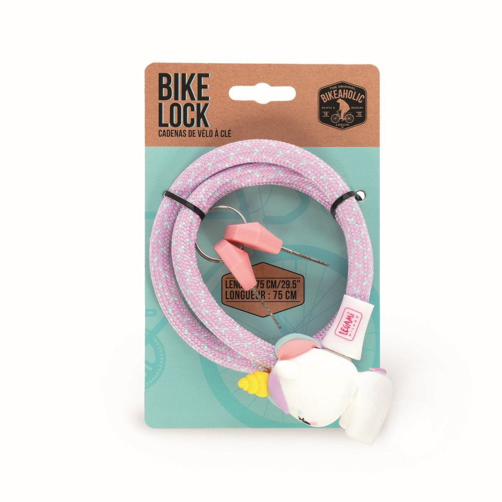 Polkupyörän lukko avaimella - Yksisarvinen