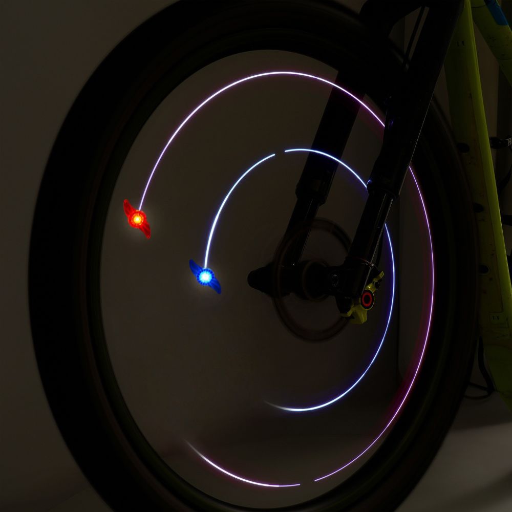 Bicycle spoke lights Space