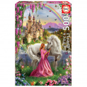 Educa : Fairy and Unicorn 500 Palaa