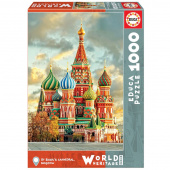 Educa : St. Basils Cathedral, Moscow - 1000 Palaa