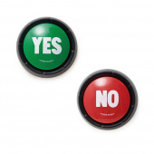 Yes & No, set with two sound buttons