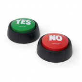 Yes & No, set with two sound buttons