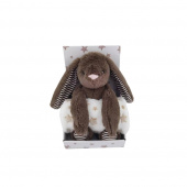 Fleece blanket (Beige) & Bunny (Dark Brown) Fleece blanket (Beige) & Bunny (Dark Brown)