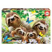 Educa : Sloth Family Selfie - 500 Palaa