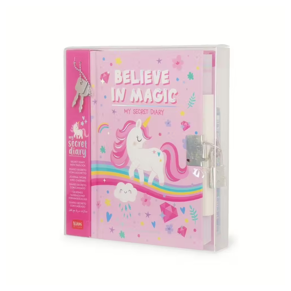 My secret diary Unicorn Vaaleanpunainen 