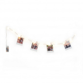 Copper wire lights with photo holder Copper wire lights with photo holder