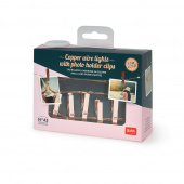 Copper wire lights with photo holder Copper wire lights with photo holder