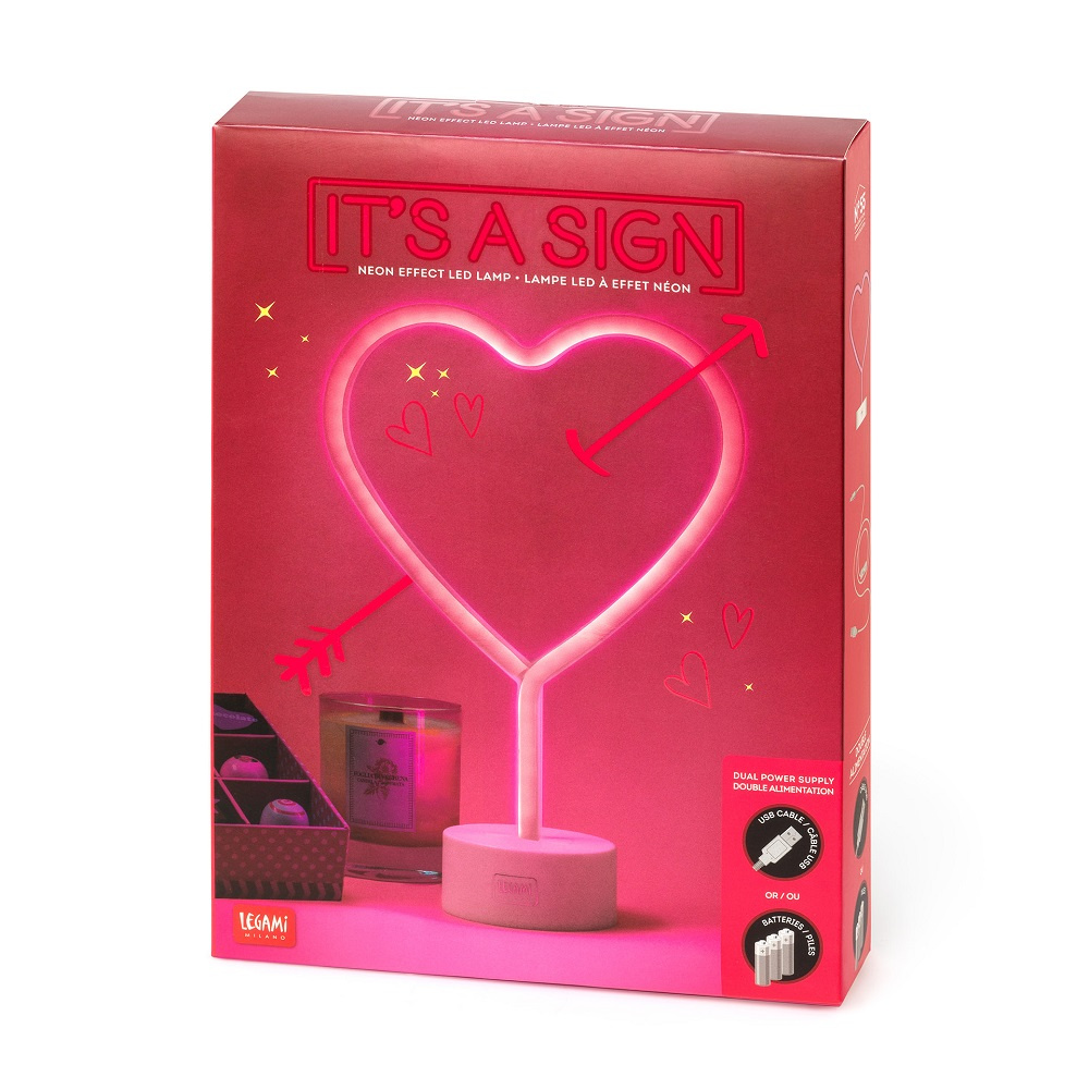 It's a sign, LED lamp - Heart