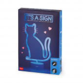It's a sign, LED lamp - Cat
