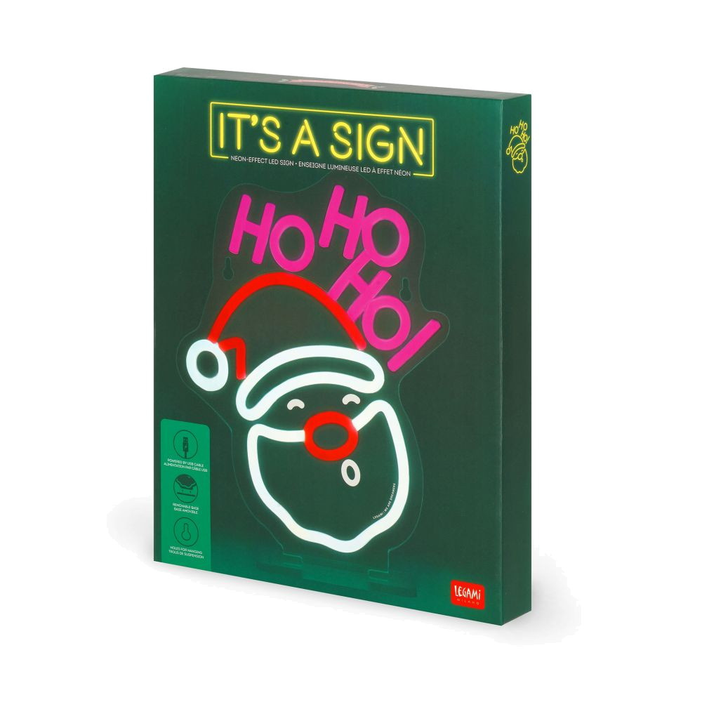 It's a sign, LED-lamppu - Joulupukki