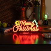 It's a sign, LED-lamppu - Merry Christmas It's a sign, LED-lamppu - Merry Christmas